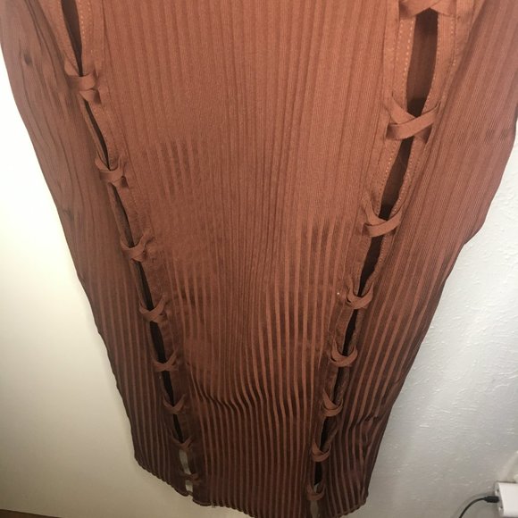 No Cuts Given Bandage Midi Dress - Picture 2 of 4